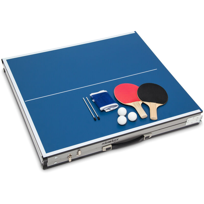 Mini Table De Ping-pong Avec Raquettes, Balles Et Filet - L137 X