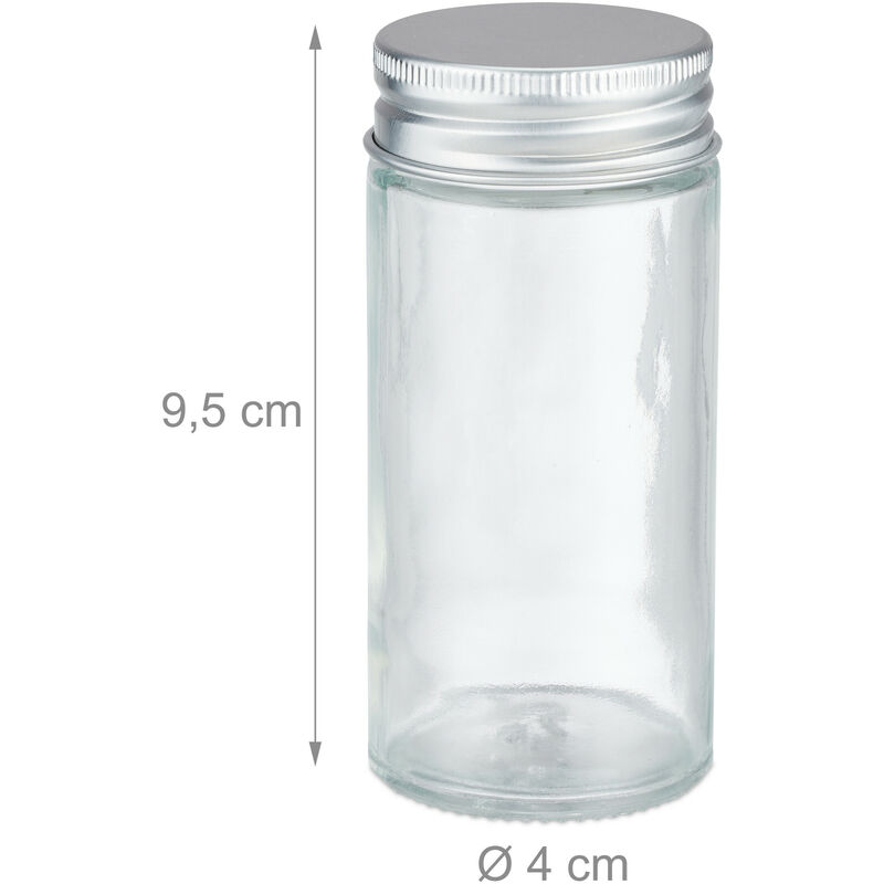 Cork cover - 5.5 x 6 cm - Bocal en verre avec couvercle, organisateur de  Condiments, bocaux de rangement de c