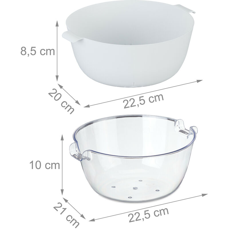 Panier à Légumes Rotatif En Forme D'escargot - Lave Et Essore Salade, Rangement Compact, Matière PP