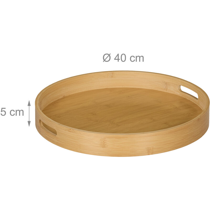 Dime Store Plateau Rond En Bois Pour Table Basse, Petit
