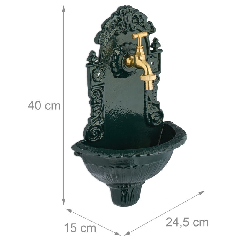 Relaxdays Fontaine Extérieure Pour Le Jardin Ou La Terrasse