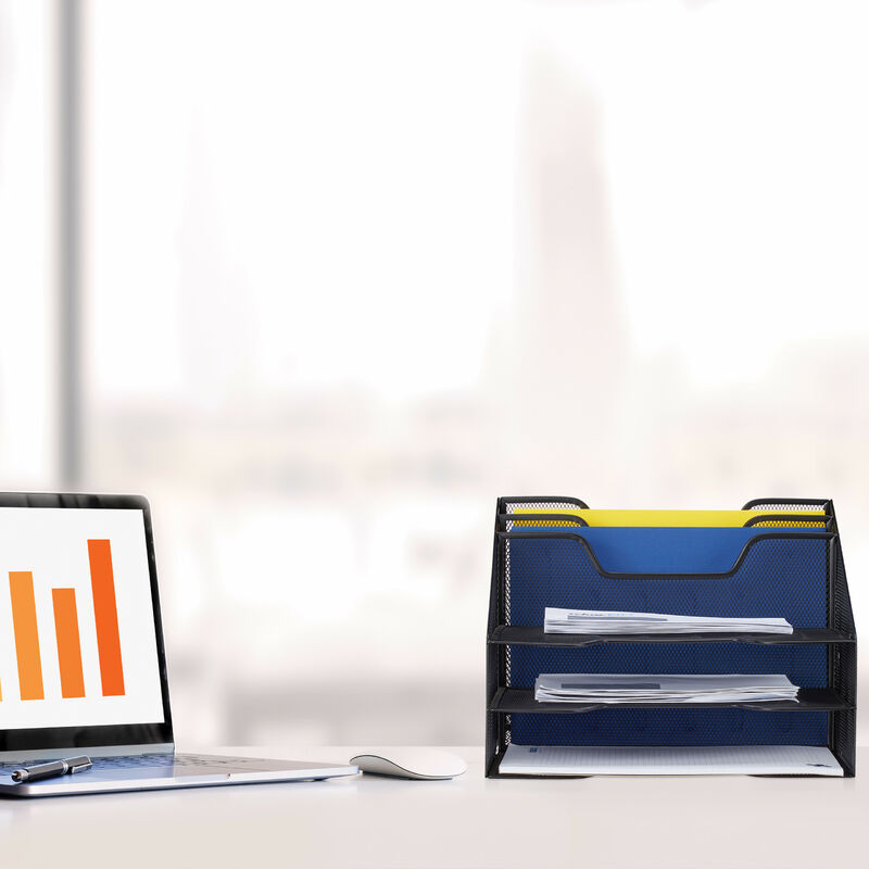 Hocadon Organiseur De Bureau Avec Tiroirs En Bambou Rotatif