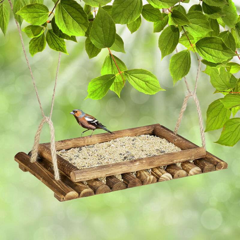 Gazebo suspendu Mangeoire d'oiseaux sauvages pour la décoration du jardin  et l'observation des oiseaux pour les amoureux des oiseaux et les enfants