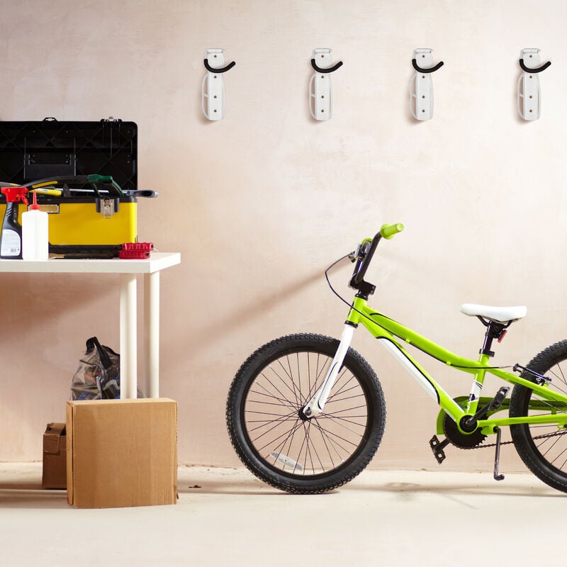 Randaco Support mural vélos, pliable,capacité 30 kg,porte vélos, Cycle  Support Velo Mural,Crochet Velo