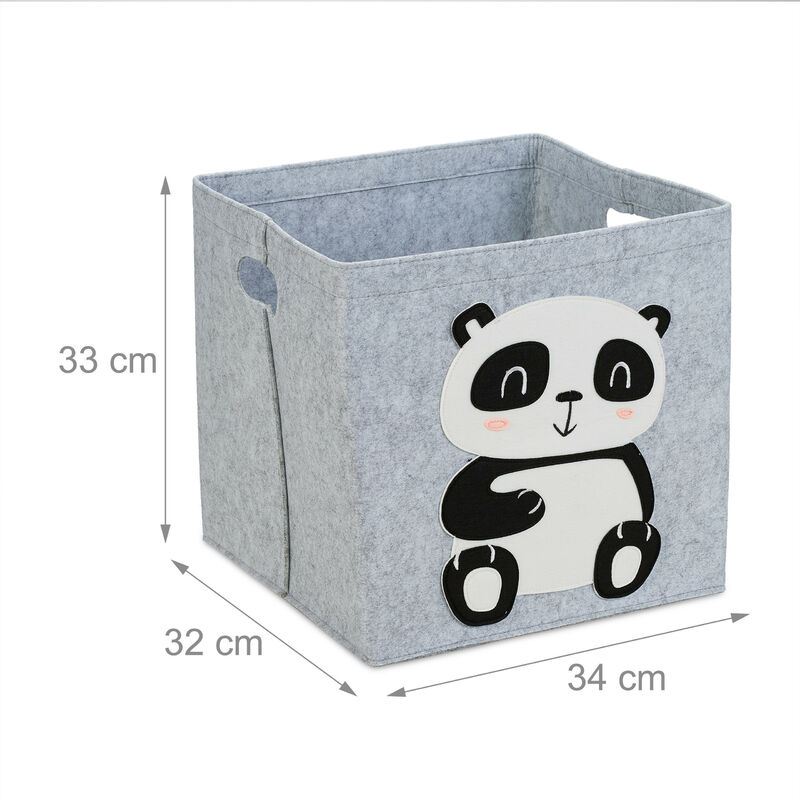 Sac Rangement Chambre Enfant - Motifs Panda - CréaFlo