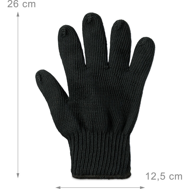 12 paires de gants de jardinage et bricolage latex petits travaux sur  cross-ROSTAING-Taille 09/Gants T9 sur cross (x12 paires)