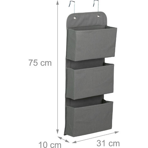 MeeQee Rangement Suspendu Sur Porte Avec 5 Compartiments, Étagère