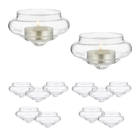 Set Vase Et Porte-bougie En Verre Hadeland - Norvège, Design Tim Schou Schjou
