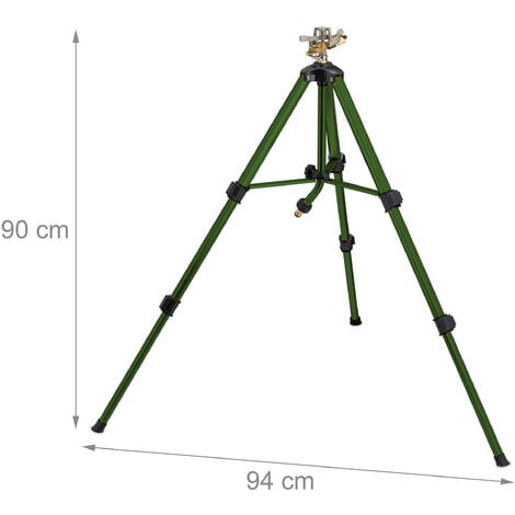 Relaxdays Arroseur De Jardin Sur Tr Pied Port E Max M Raccord