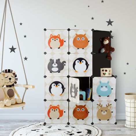 Armoire modulaire pour enfants à 2 portes verticale DINAMIC