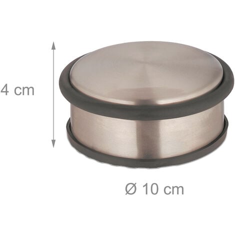 Stoppwerk Butoir De Porte - Acier Inoxydable Avec Butée En Caoutchouc