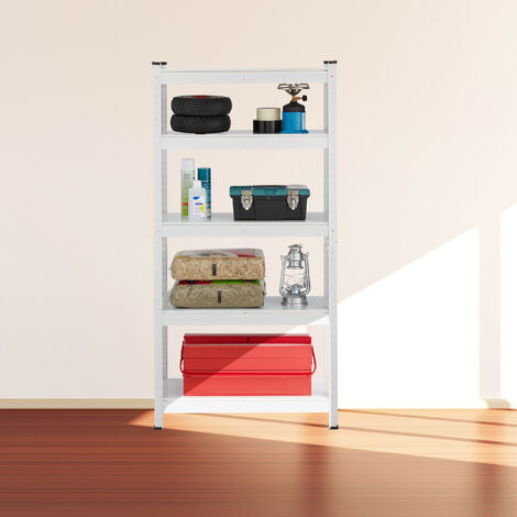 étagère Lourde Relaxdays Étagère à Charge Lourde, HLP 150x75x30 Cm, Capacité De 875 Kg, 5 Niveaux, à Assembler, Garage, Acier, Noir Rayonnage Garage Cave 5 Niveaux 875kg étagère Lourde Relaxdays Étagère à Charge Lourde, HLP 150x75x30 Cm, Capacité De 875 Kg, 5 Niveaux, à Assembler, Garage, Acier, Noir Rayonnage Garage Cave 5 Niveaux 875kg