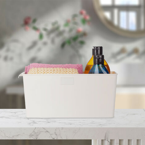 Zerdyne Lot De 6 Paniers De Rangement En Plastique Tressé