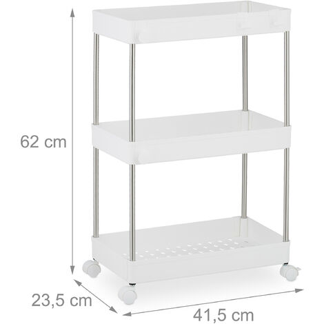 Armoire suspendue de salle de bains 'Tervola' avec 2 portes 60 x 60 x 20 cm Noir
