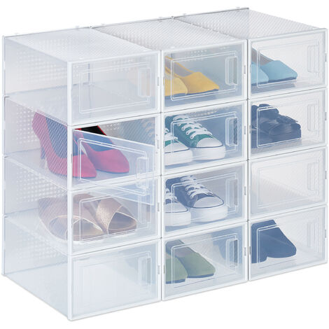 Boîte à chaussures Transparent PP Boîte à chaussures Collection d