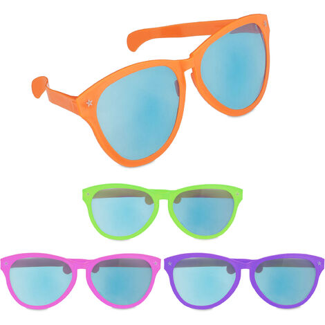 Relaxdays 12 paires de lunettes pour faire la f te carnaval