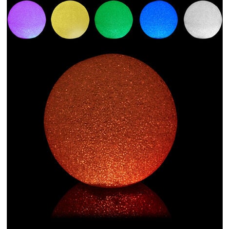 Boule lumineuse LED changement couleurs