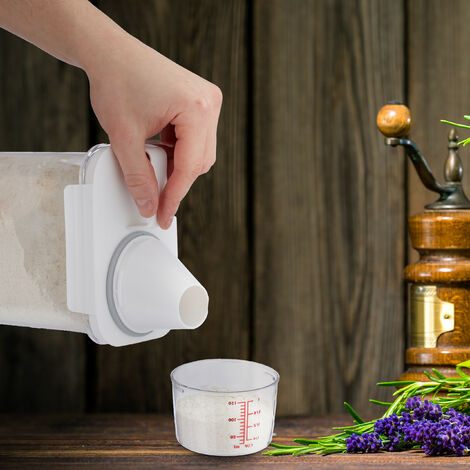 Relaxdays Bocal En Verre Avec Couvercle, Lot Pratique De 6, 1000 Ml Rectangulaire Hermetique Transparent 87932581