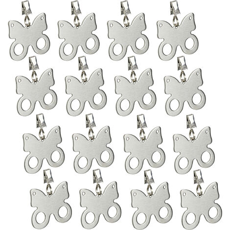 YuCool Lot De 60 Embrayages Papillon Avec Broches Vierges, Attaches De Rechange Pour Travaux Manuels Et Fabrication De Bijoux Argenté Doré