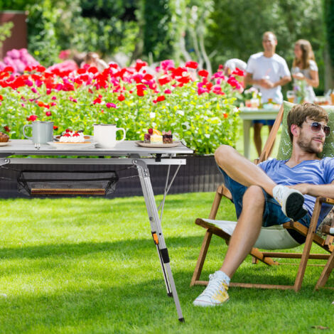 Relaxdays Repose-Livre Réglable Pliable - Support Livre Cuisine Tablette Ordinateur Blanc Argenté