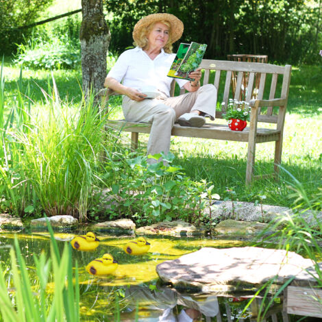 Statue étang Réaliste Canard Décoratif En Plastique Pour étang