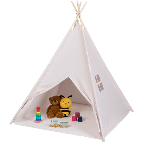 Tente De Jeu Enfant En Forme D'éléphant Avec Tunnel - Dimensions 92x155x200 Cm - Pour Intérieur Et Extérieur