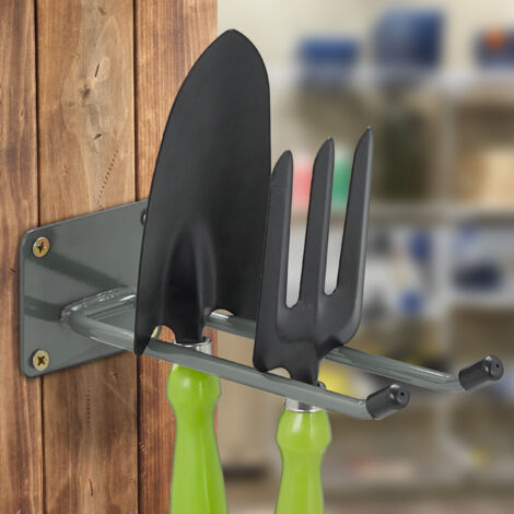 Relaxdays Porte Outils Mural En Lot De Pour Le Garage Latelier Ou La Cave En Acier