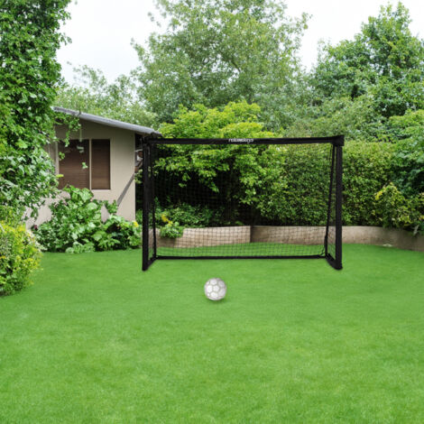 NAIZY But De Football 180x120x80cm – PVC Résistant, Filet HDPE UV – Montage Rapide – Pour Jardin, Plage, Salle