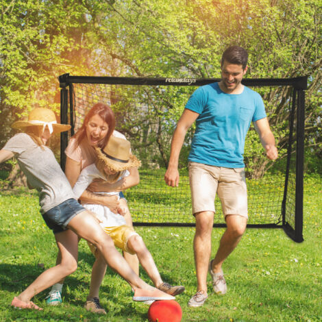 Relaxdays Cage De Foot Pour Enfants Et Adultes - 120 X 180 X 60 Cm - Acier Et Plastique - Jardin