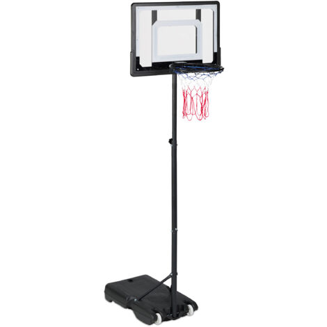 Panier de Basket Extérieur - VEVOR - Panier de Basket Panneau Basket 112cm Hauteur Réglable Extérieur Intérieur - Sport