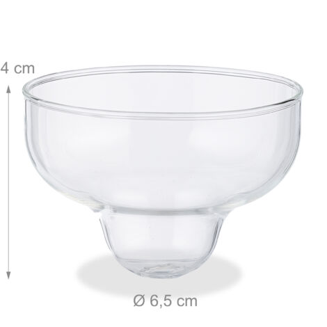 Photophores En Verre Avec Anse - Lot De 12 | 3 Tailles | Transparent | Pour Bougies, Décoration