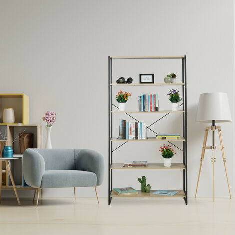 Étagère De Salle De Bain En Bois Avec Roulettes - 4 Niveaux, 97x35x31 Cm, Pratique Pour Rangement Cuisine Ou Salon