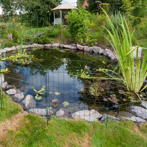 Relaxdays Barrière De Jardin, Métal (fer), à Planter, Feuilles