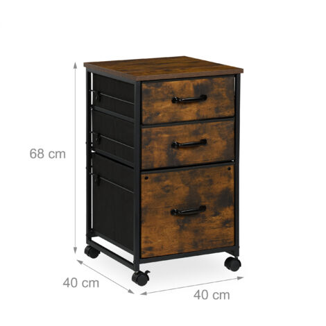 relaxdays Caisson de Bureau, 4 Compartiments Ouverts, Salle de Travail, aggloméré, Rangement relaxdays Caisson de Bureau, 4 Compartiments Ouverts, Salle de Travail, aggloméré, Rangement