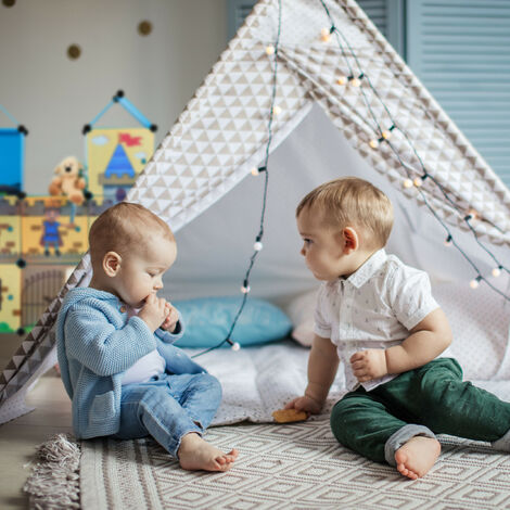 Relaxdays Armoire Chambre D'enfant, Modulable, 8 Compartiments