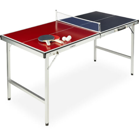 Table de ping-pong enfants - Pliable – Portable - Raquettes