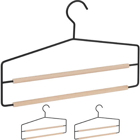 Cintre multiple, 3 barres, gain de place, cintre multifonction