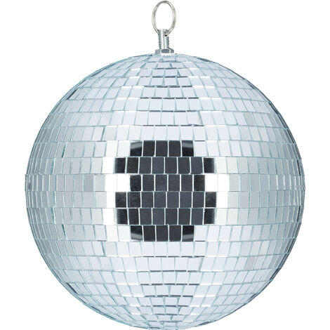 1x Grandes boules de Noël disco argentées boules disco / boules disco en  verre /