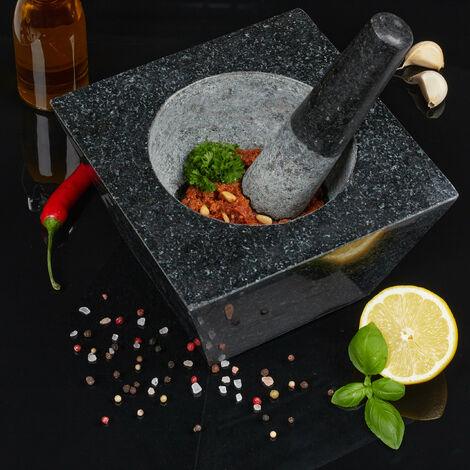 Mortier et pilon en granit - Zen Cuisine - Doyon Després