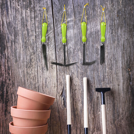 Support à outils de jardin relaxdays - Rangement d'outils de jardin -  Organisateur de