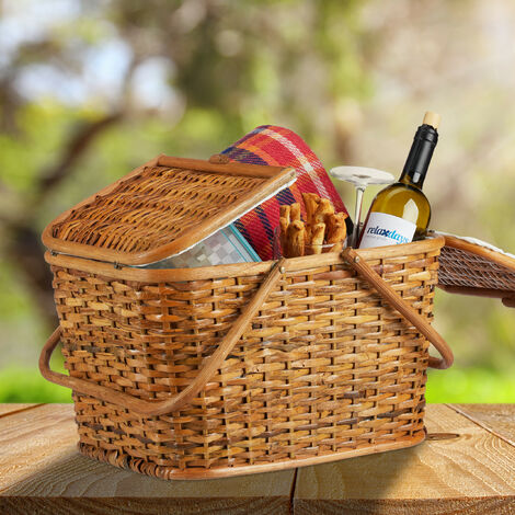 Corbeille à Fruits,Corbeille à Pain Osier Rotin,Paniers De Rangement