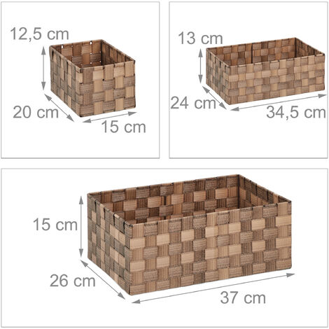 Panier De Rangement D'angle Triangulaire Tressé Main - Marron Clair, 32,5x24,5x8,5 Cm - Pour Salle De Bain, Cuisine, Dressing