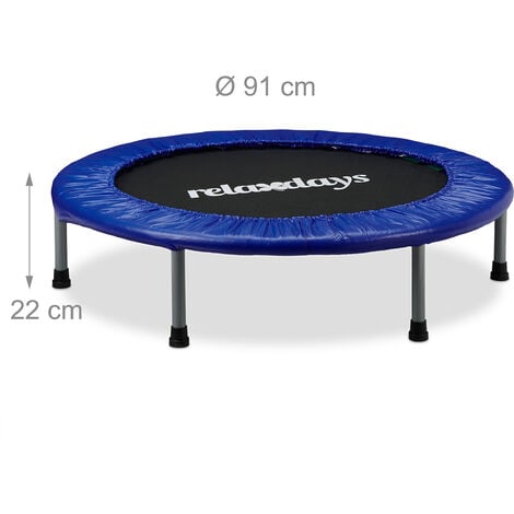 Relaxdays Trampoline Intérieur Pliable Pour Enfant Jusqu'à 45 Kg HxlxP ...