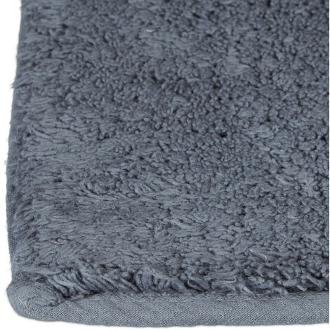 Mixibaby Lot De 2 Tapis De Bain Doux, Antidérapants, Séchage Rapide, Lavables En Machine, Pour Salle De Bain, Douche Et WC 50 X 80 Cm + 50 X 40 Cm, Dimensions