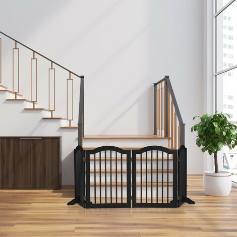 relaxdays Barrière de sécurité pour escaliers 75-100 cm