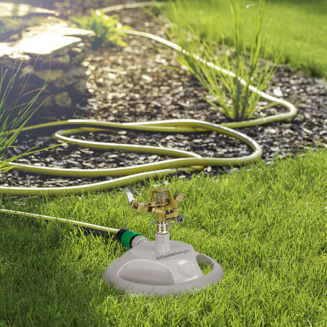 Relaxdays Arroseur en métal, arrosage de grandes surfaces jusqu’à 530