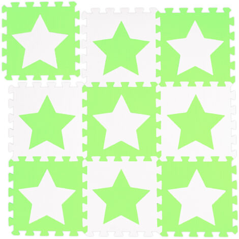 Moby-System Tapis D'éveil Bébé 90x90x1cm- Tapis Puzzle En Mousse EVA - Tapis De Jeu Enfant Sans Odeur Sans Polluants Multicolores Motifs Animaux