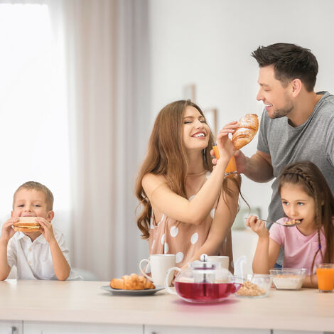 Théière en Verres avec panier à thé en acier inoxydable - 1,5 L - idéale pour le thé Théière en Verres avec panier à thé en acier inoxydable - 1,5 L - idéale pour le thé