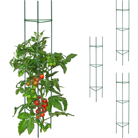 Relaxdays Lot De 2 Tuteurs à Plantes Grimpantes 200 X 50 Cm - Vert Clair Décoratif