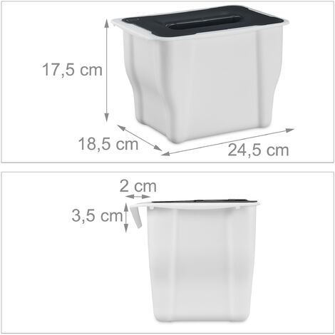 Seau Poubelle à compost 5L Inox